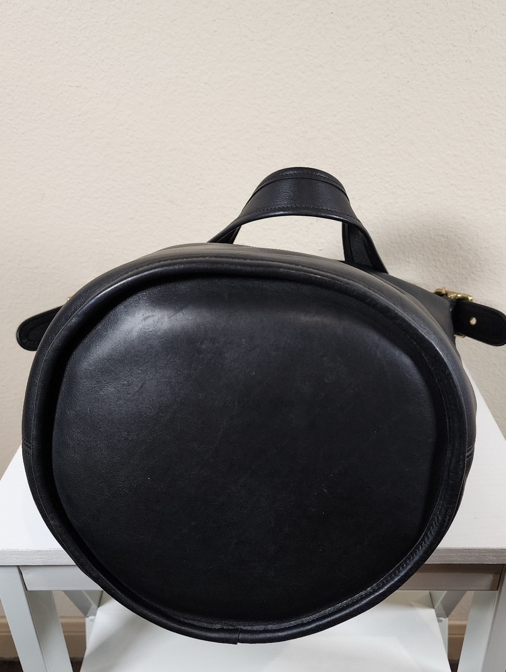 Vintage Coach Navy Duffle Sac #9085 - Picture 10 of 16